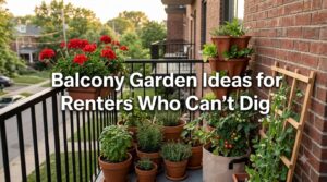 Balcony Garden Ideas for Renters Who Can't Dig