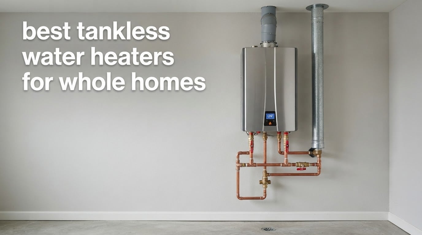 best tankless water heaters for whole homes