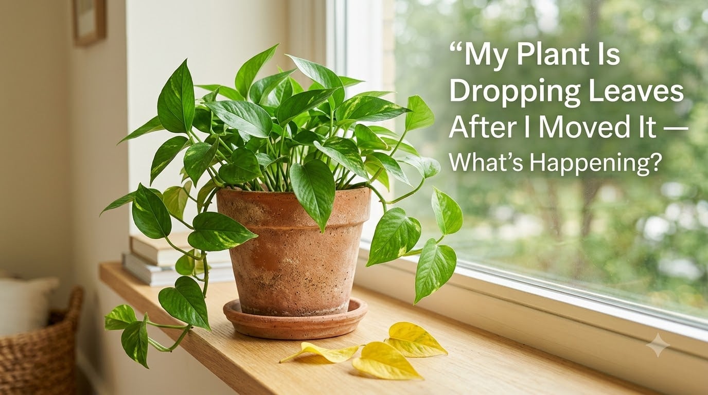My Plant Is Dropping Leaves After I Moved It — What's Happening?