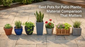 Best Pots for Patio Plants: Material Comparison That Matters