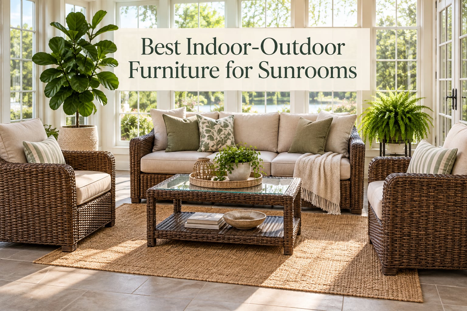 Best Indoor-Outdoor Furniture for Sunrooms