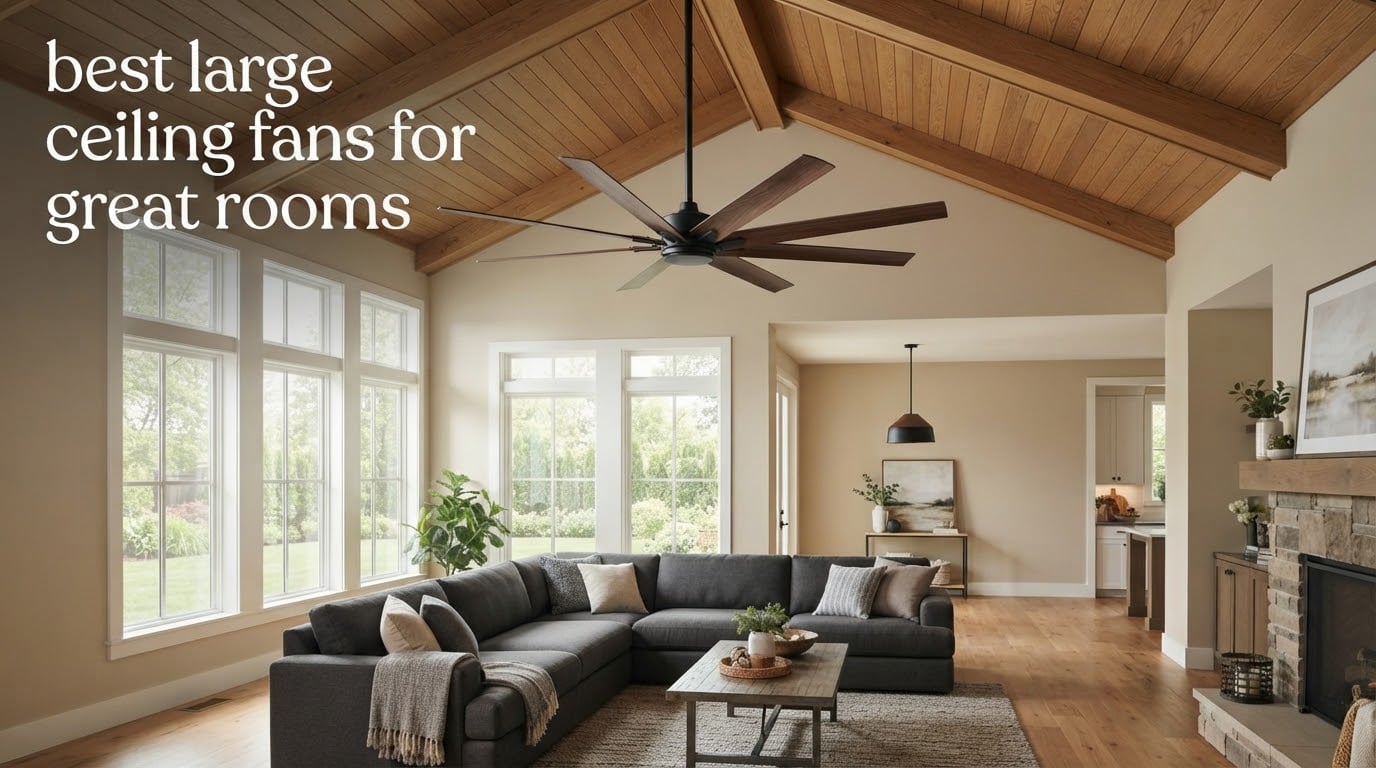 best large ceiling fans for great rooms