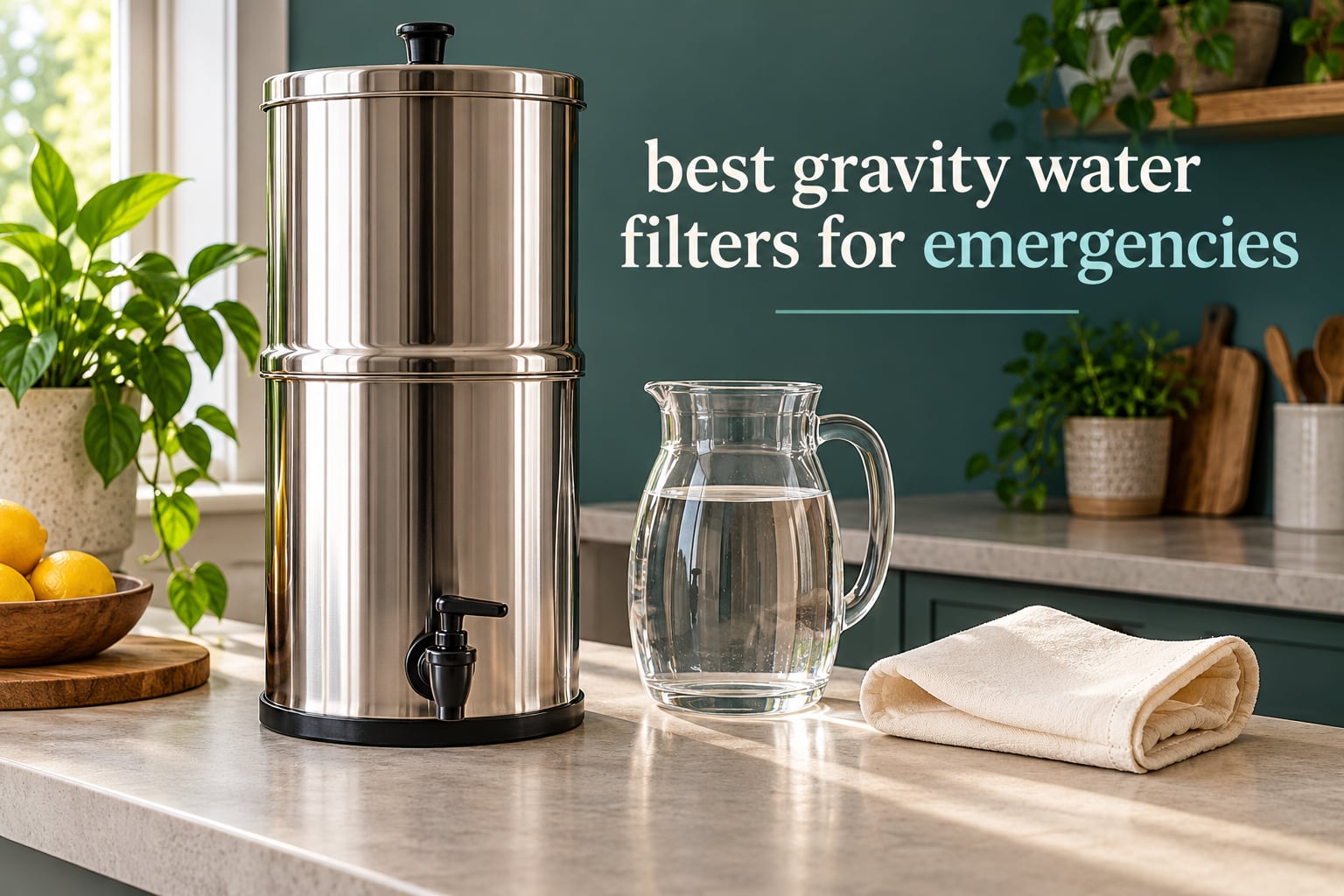 best gravity water filters for emergencies