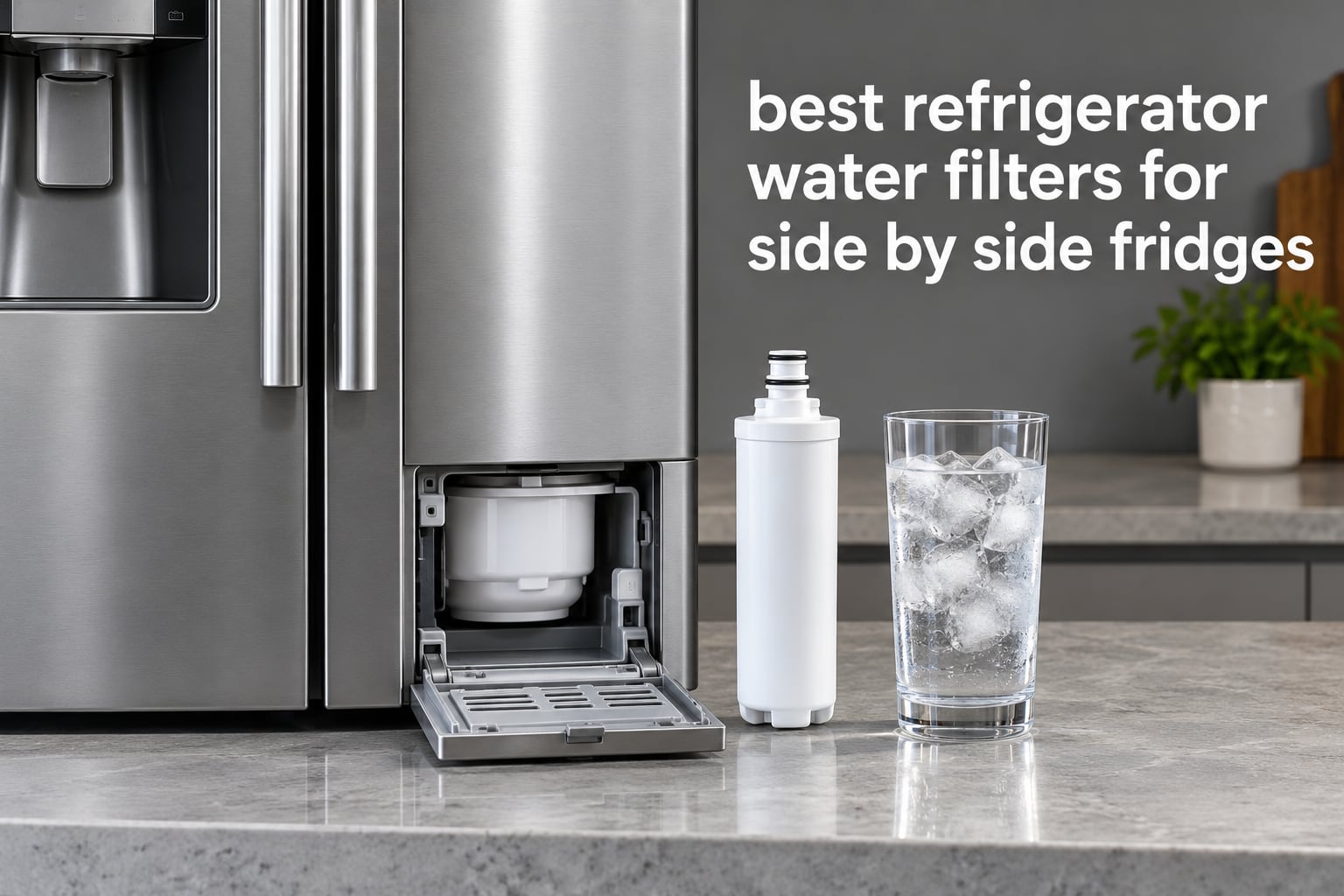 best refrigerator water filters for side by side fridges