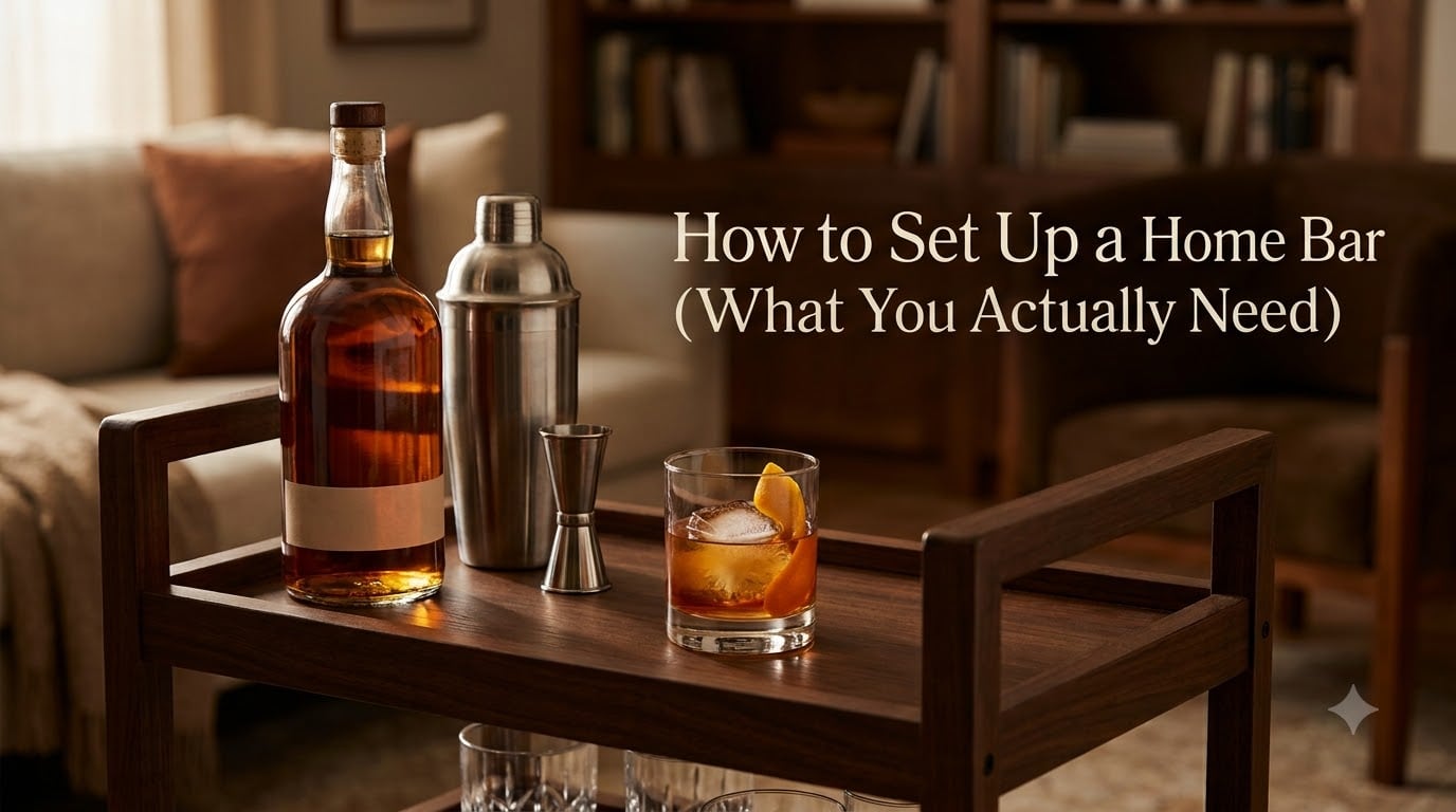 How to Set Up a Home Bar From Scratch (What You Actually Need)