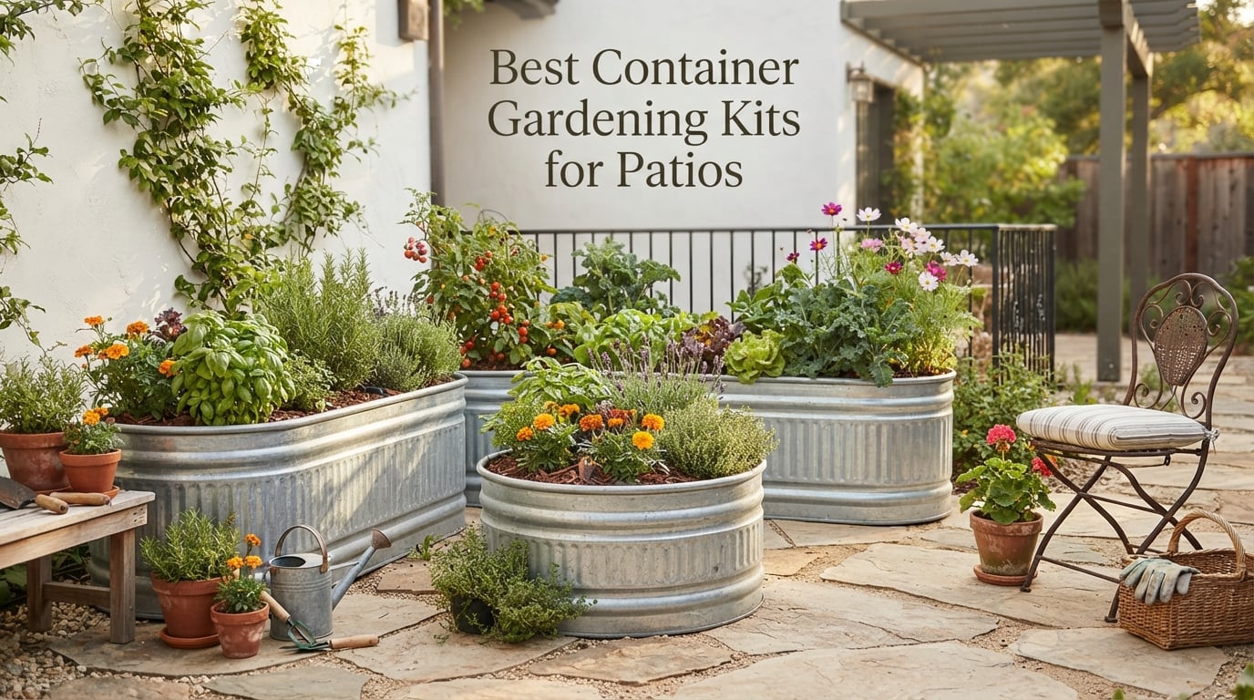 Best Container Gardening Kits for Patios