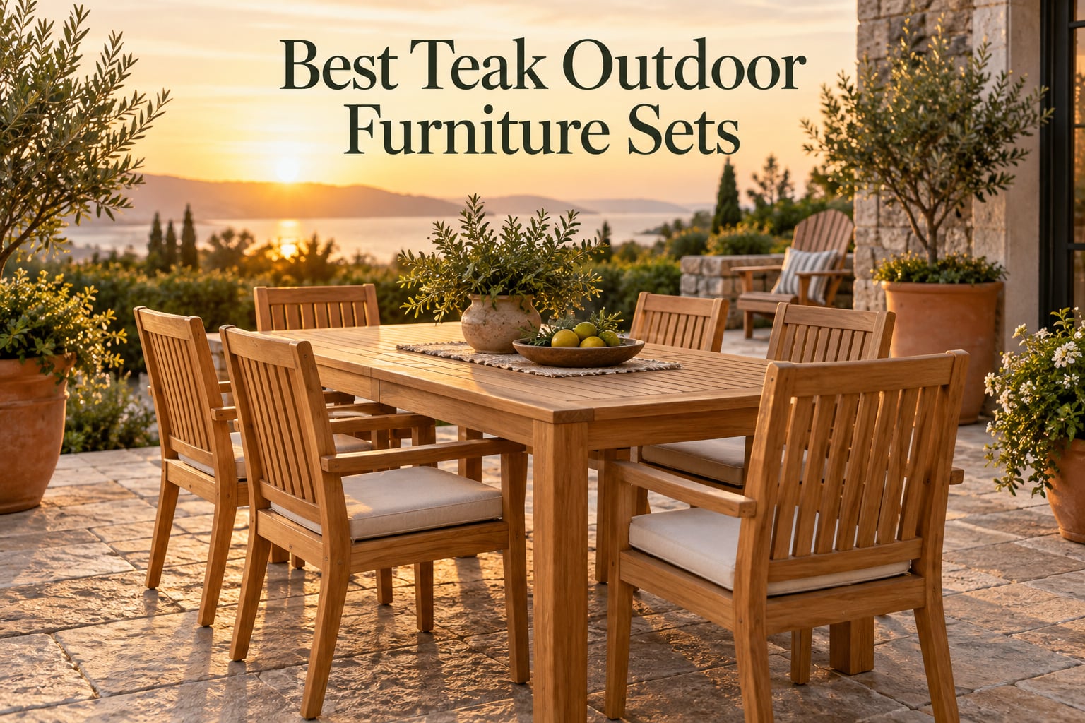 Best Teak Outdoor Furniture Sets