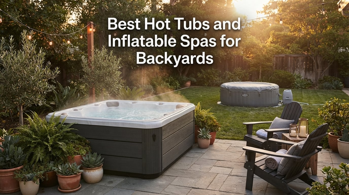 Best Hot Tubs and Inflatable Spas for Backyards