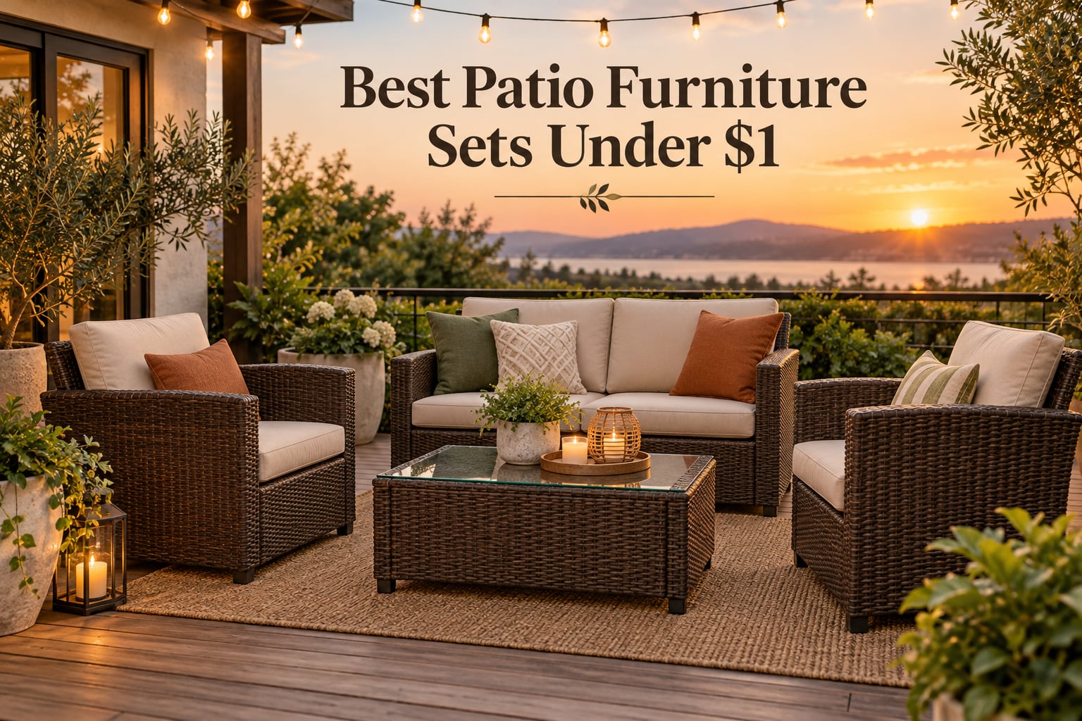 Best Patio Furniture Sets Under $1