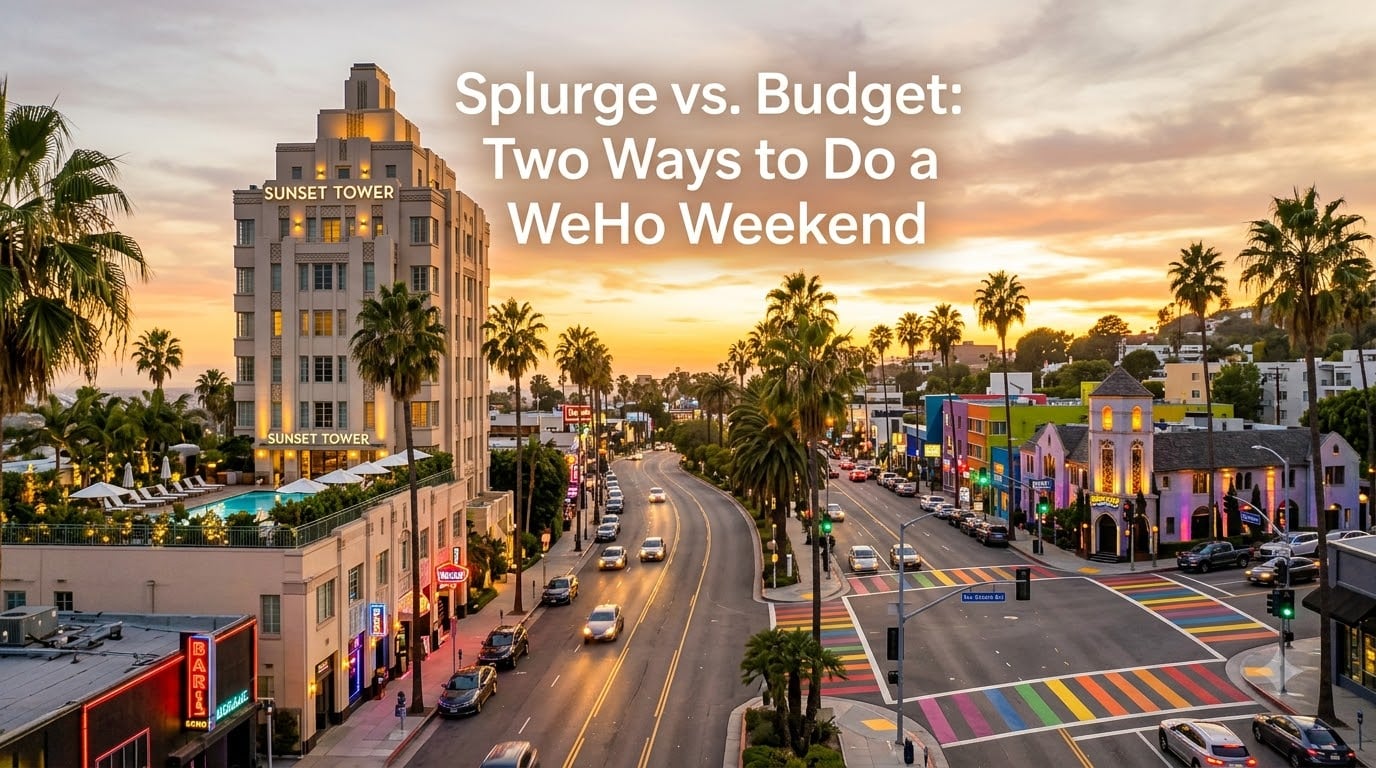 Splurge vs. Budget: Two Ways to Do a WeHo Weekend