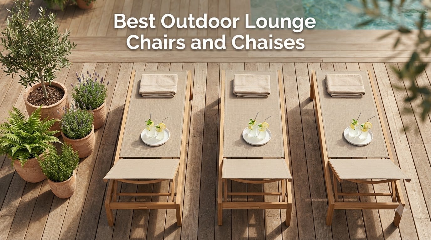 Best Outdoor Lounge Chairs and Chaises