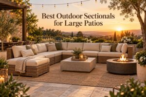 Best Outdoor Sectionals for Large Patios