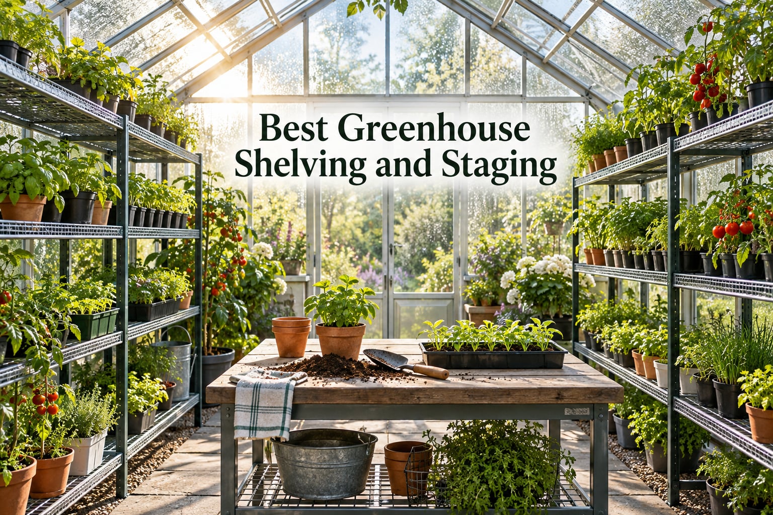 Best Greenhouse Shelving and Staging