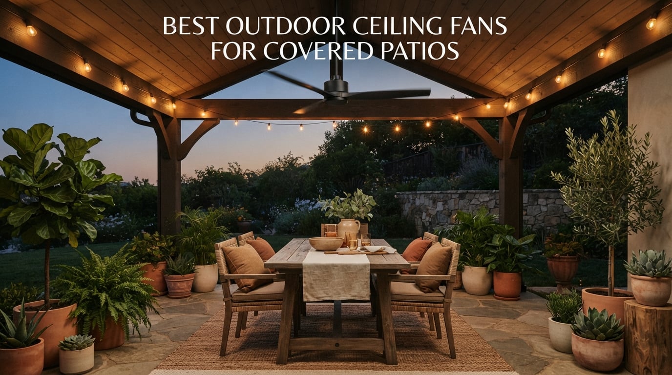 Best Outdoor Ceiling Fans for Covered Patios
