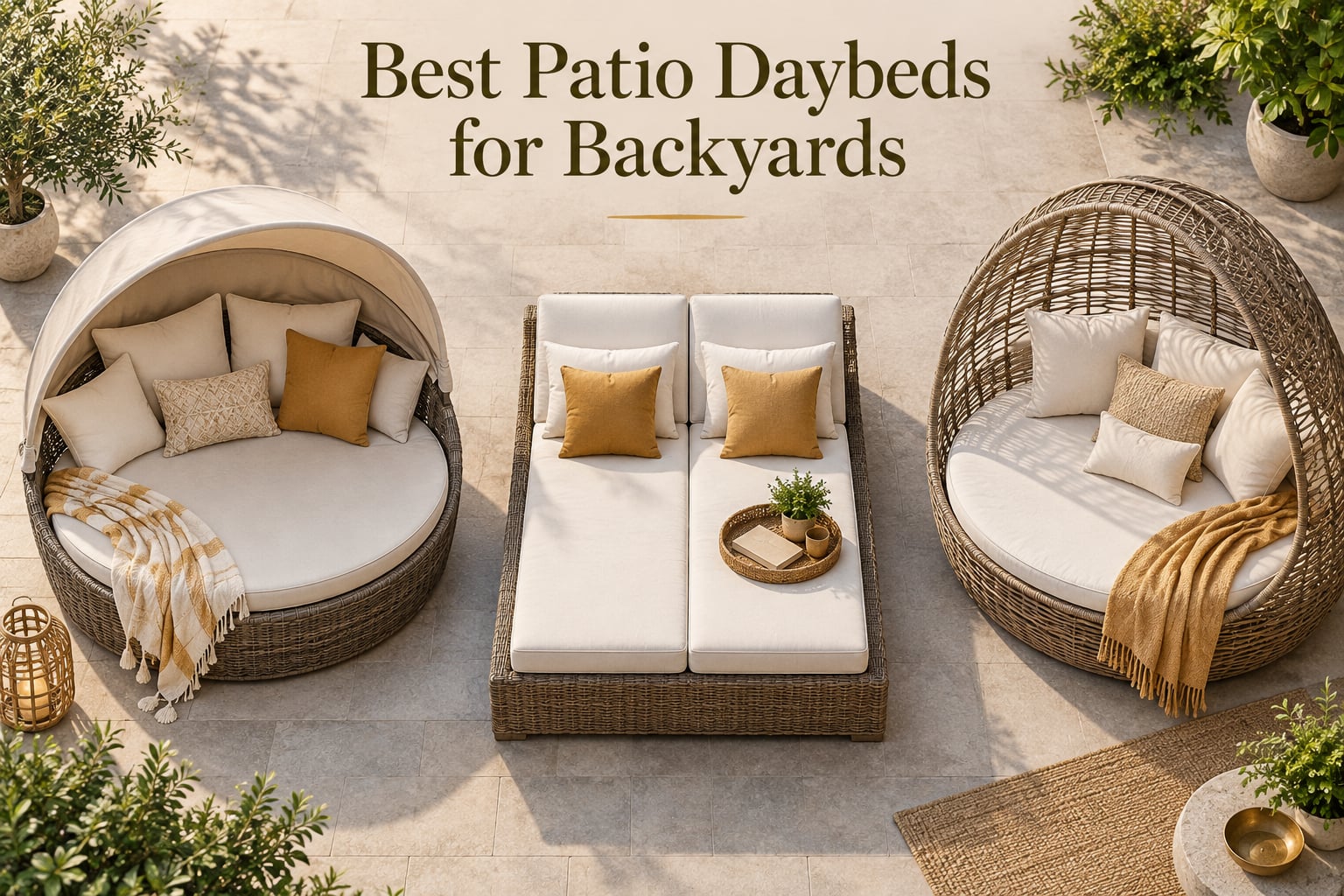 Best Patio Daybeds for Backyards