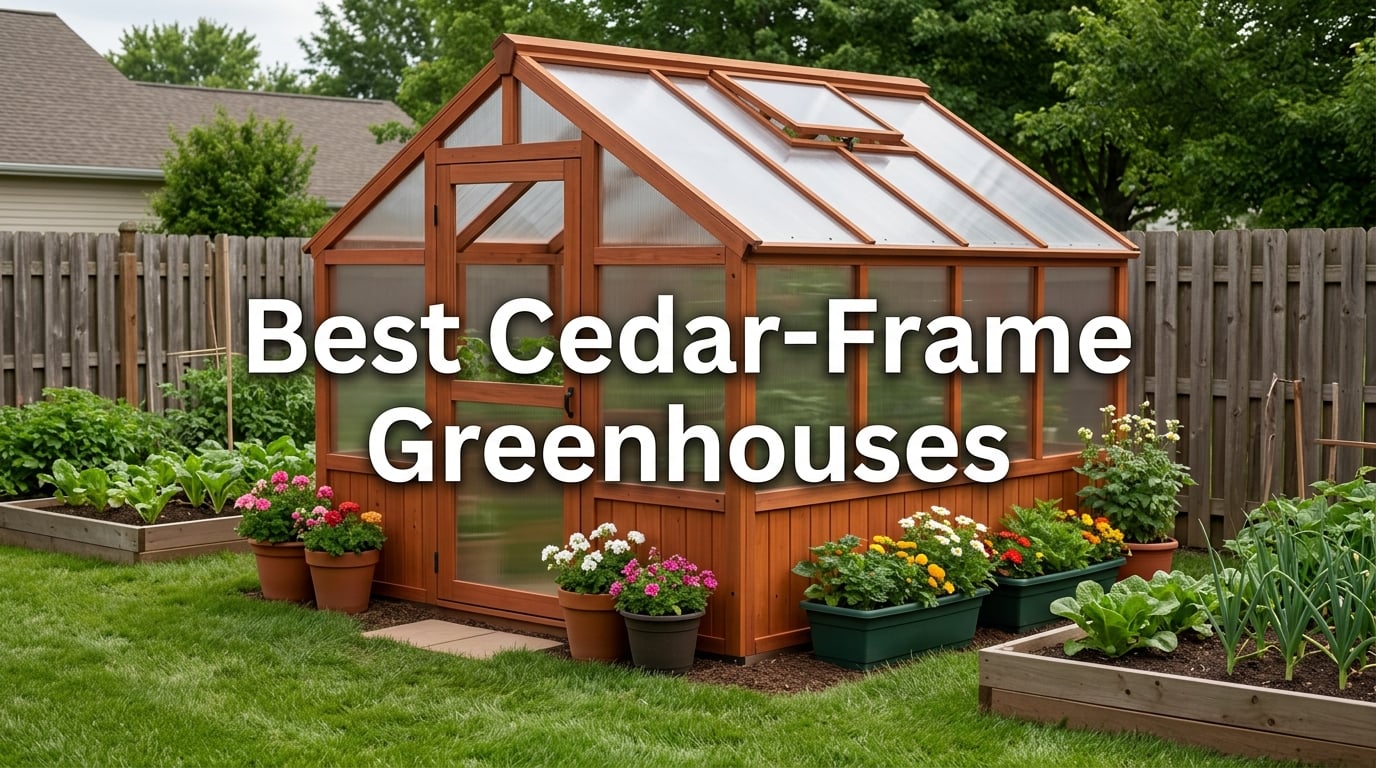 Best Cedar-Frame Greenhouses