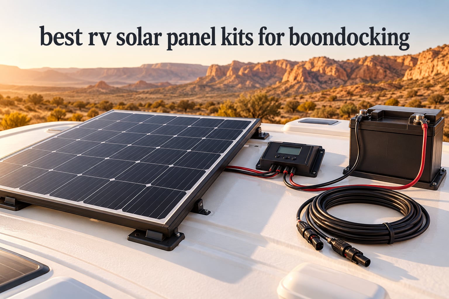 best rv solar panel kits for boondocking