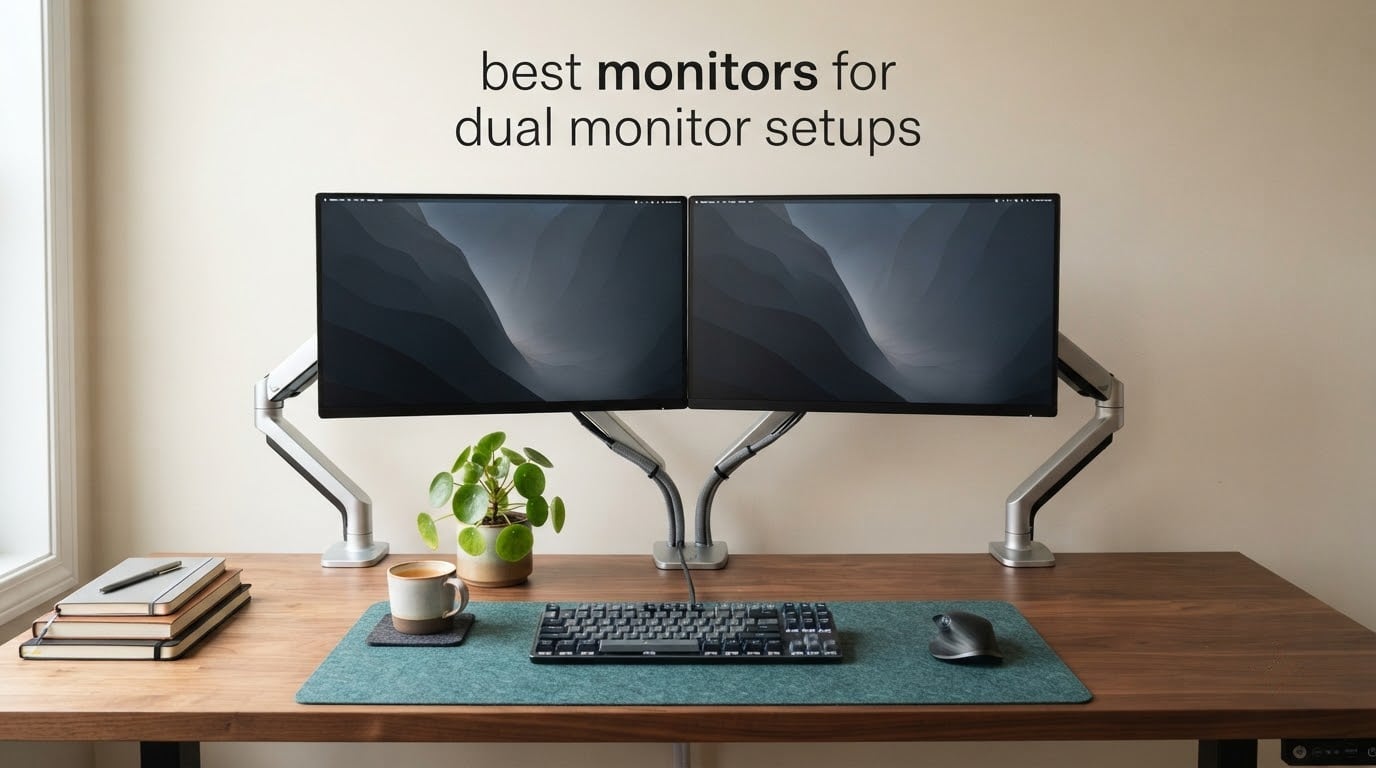 best monitors for dual monitor setups