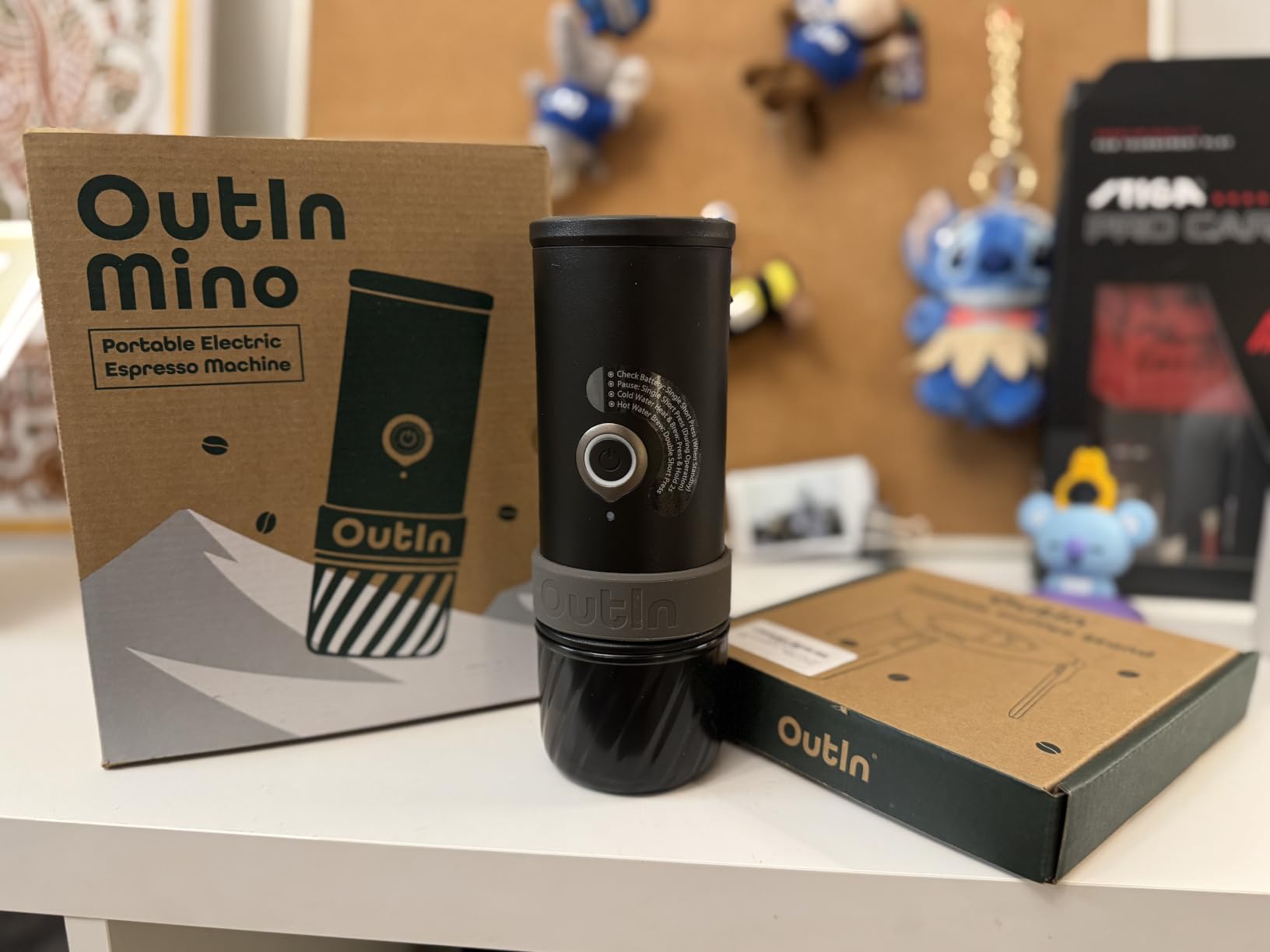 OutIn Mino Portable Electric Espresso Machine for Travel with Self-Heating customer photo 2