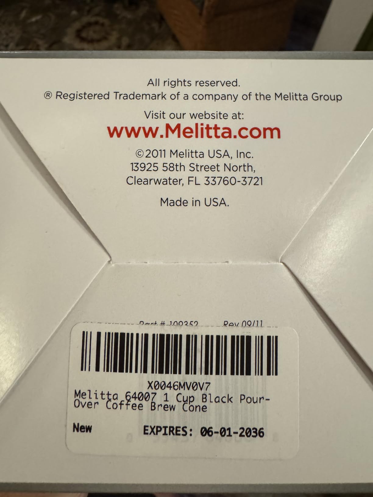 Melitta 64007 1 Cup Black Pour-Over Coffee Brew Cone customer photo 1