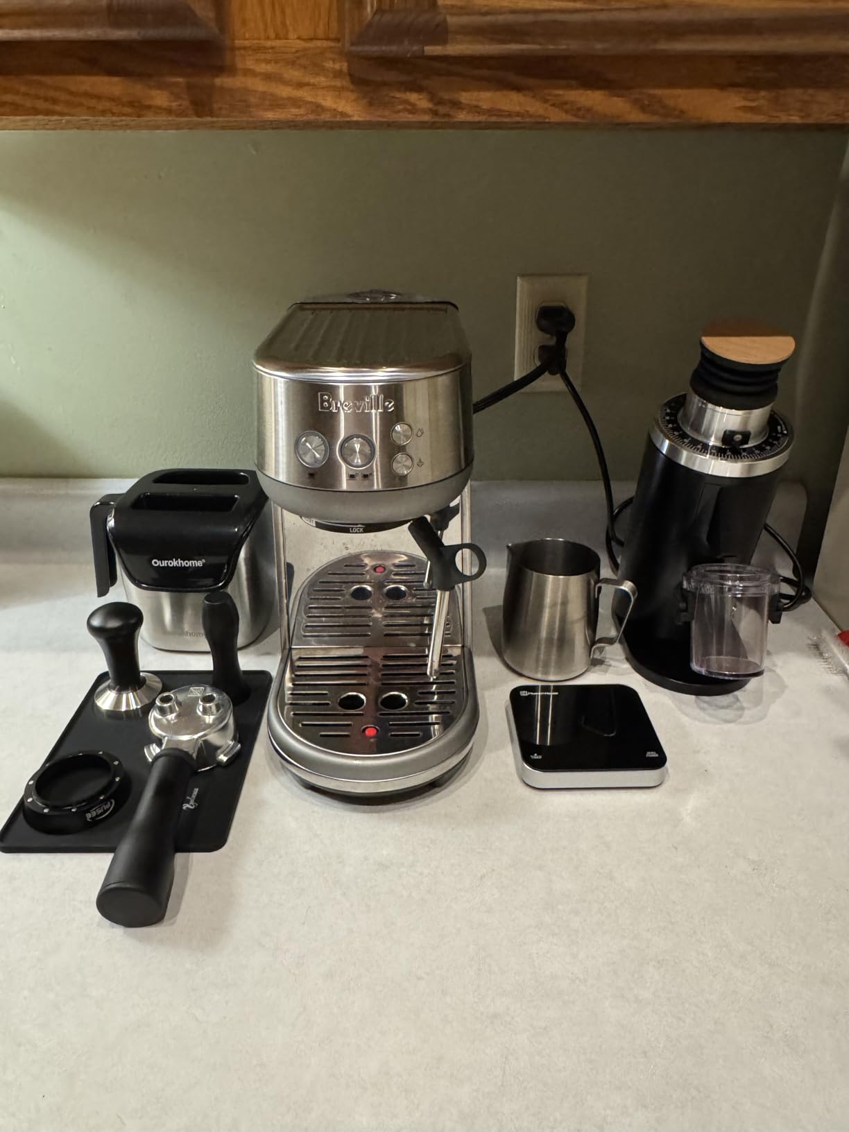 LuxHaus 58mm Espresso Tamper - LuxHaus Premium Barista Coffee Tamper - 100% Flat Stainless Steel Base customer photo 2