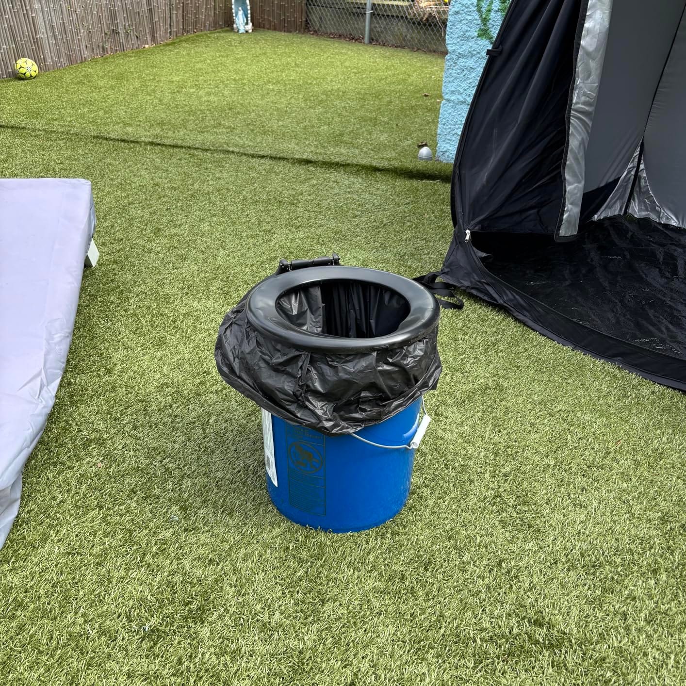 Camco Portable Toilet Bucket with Snap-On Seat and Lid, 5 Gallon, 41549 customer photo 1