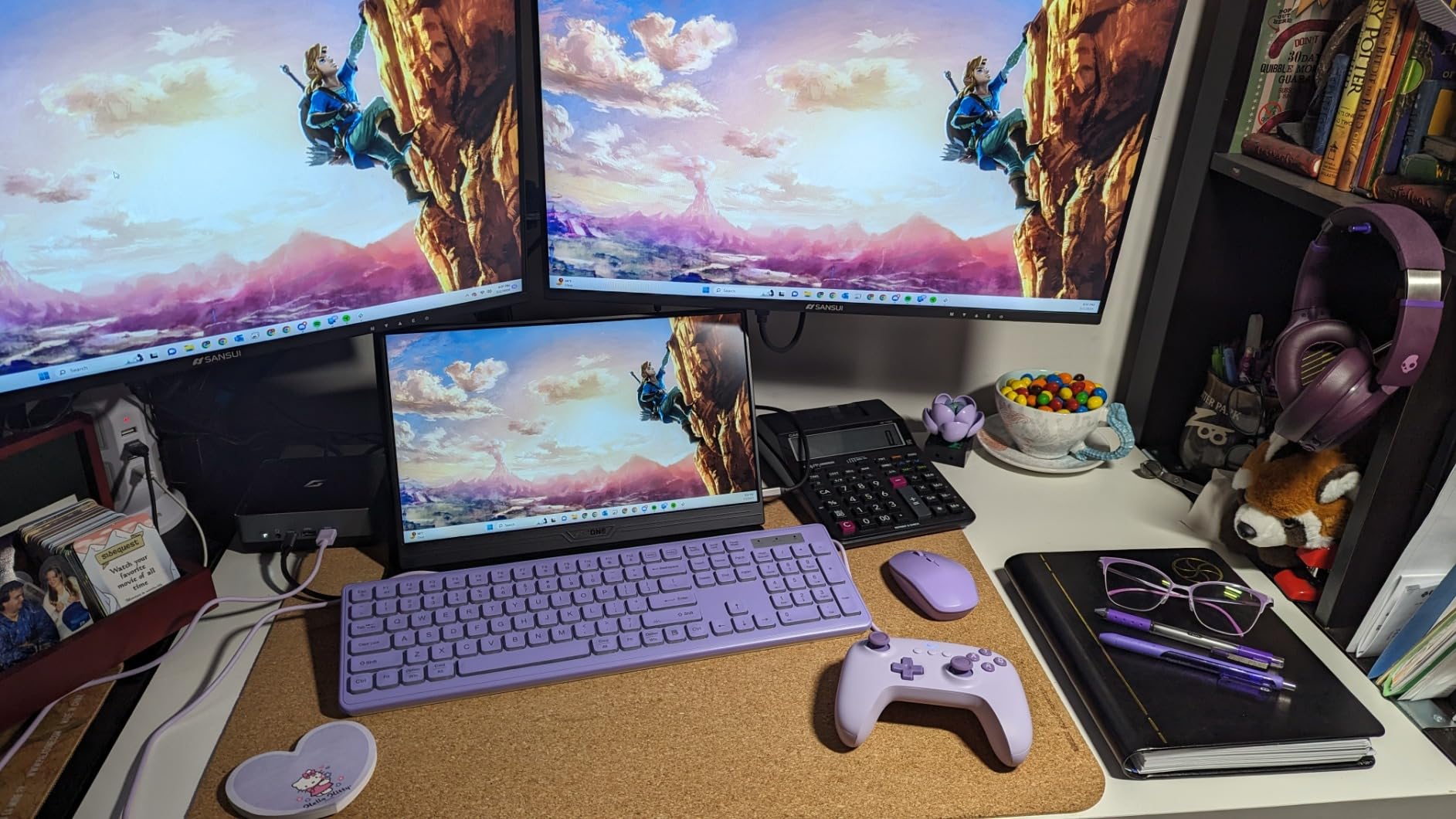 ErGear Dual Monitor Stand, Heavy Duty Adjustable Monitor Desk Mount for 2 Screens up to 32 Inches, Fully Adjustable Height, Tilt, Swivel, Rotate, Supports 17.6 lbs per Monitor Arm, Easy Installation customer photo 2