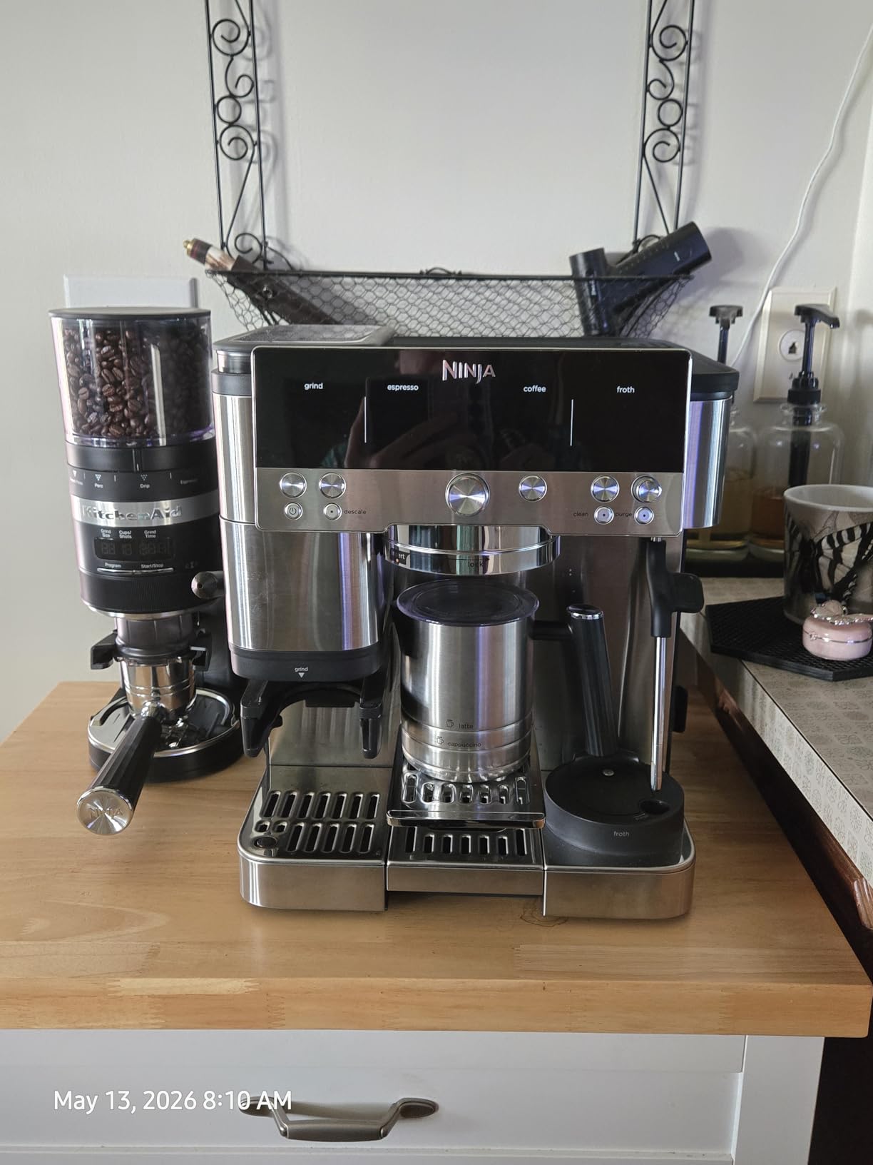 KitchenAid Burr Coffee Grinder, KCG8433, Matte Black customer photo 2