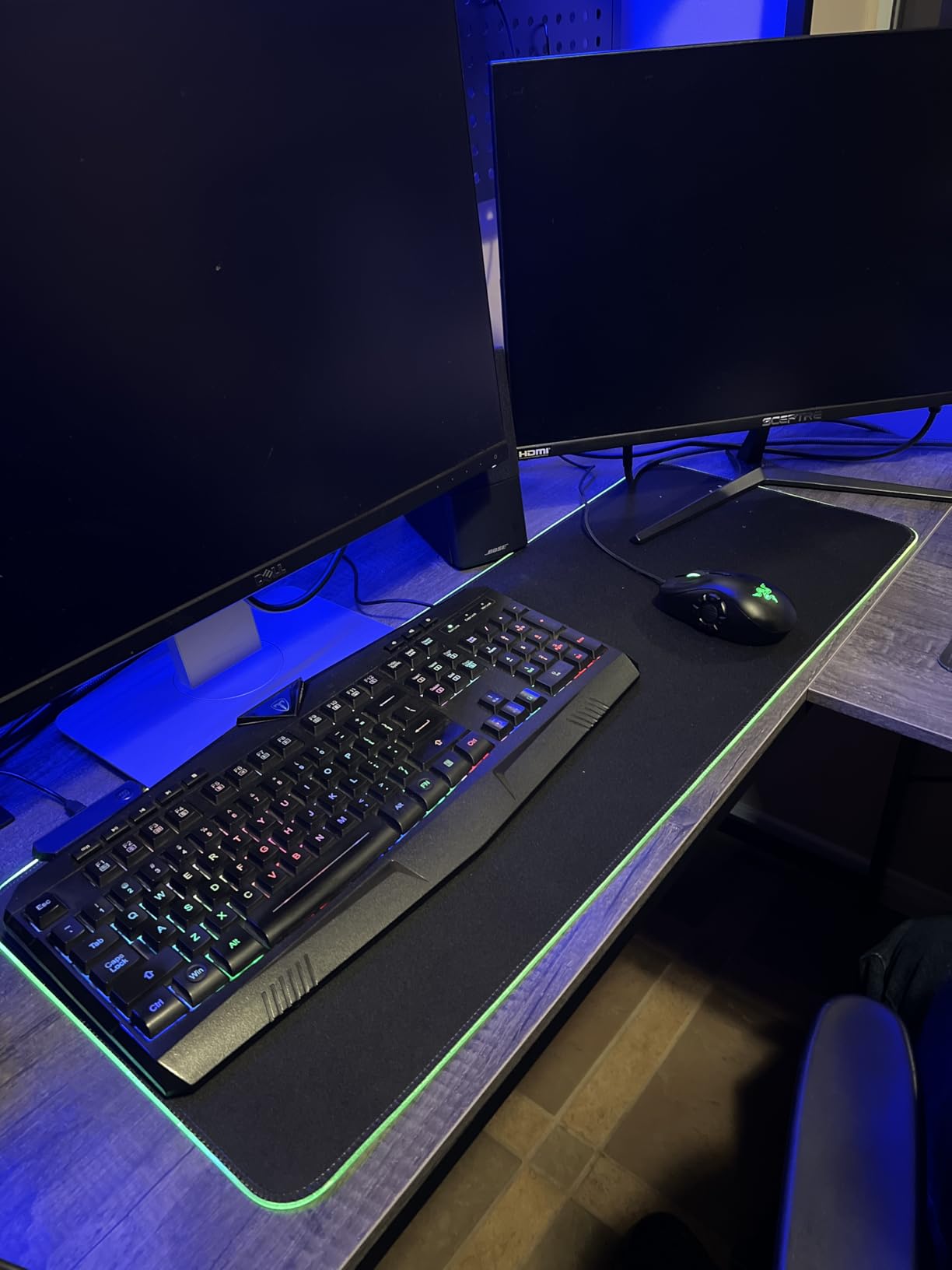 RGB Mousepad Led Mouse Pad, Large Mouse Pad,Led and Big Mouse mat customer photo 1