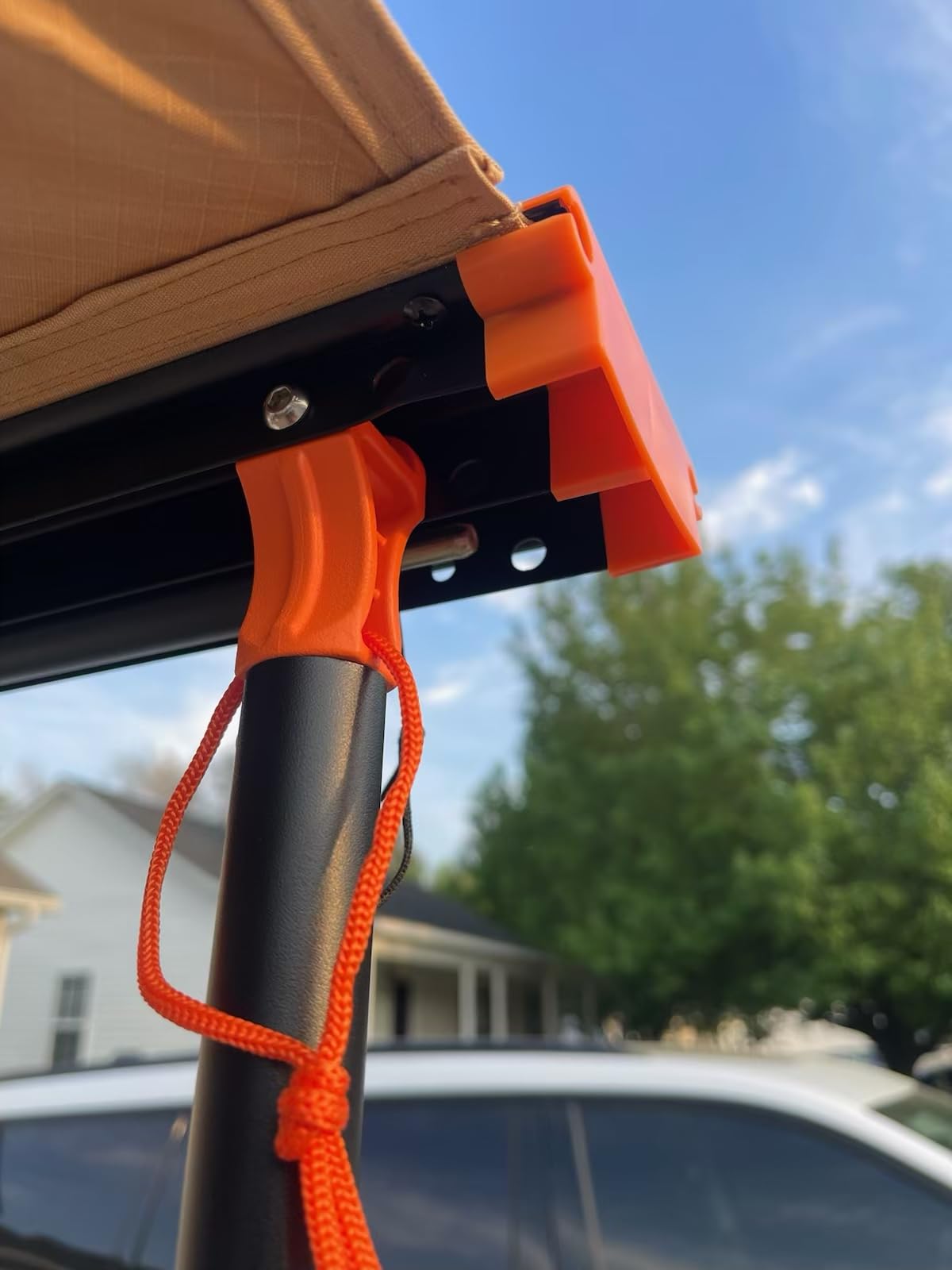 ALL-TOP Vehicle Awning 6.6'x8.2' Roof Rack Pull-Out Sun Shade UV50+, Weatherproof 4x4 Side Awning for Camping & Overland (Hardware Included) customer photo 1