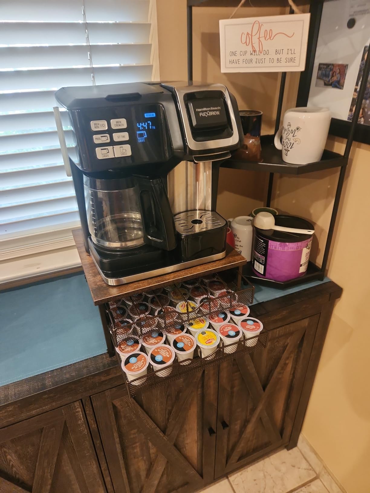 Coffee Pod Holder for Counter,2-Tier Coffee Pod Drawer for K-Cup Pods customer photo 1