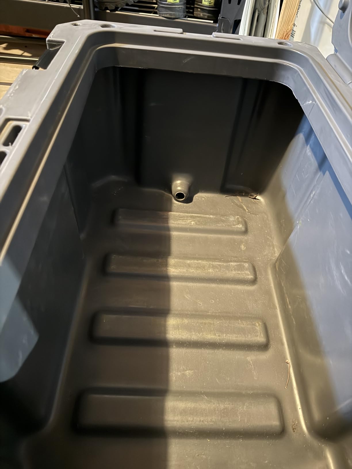 Overland Vehicle Systems 40100001 Dark Gray 53 QT Dry Box Storage with Drain, and Bottle Opener | Waterproof Seal | Heavy-Duty Latches and Nylon Handles | Keeps Gear Safe, Dry and Organized customer photo 1