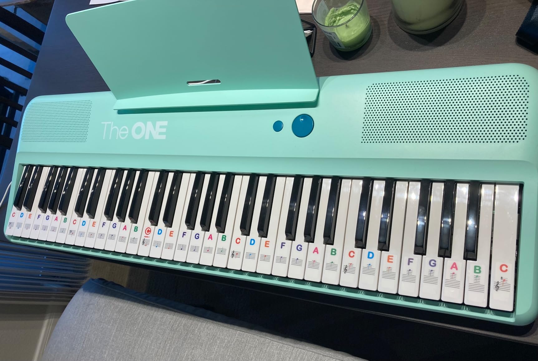 The ONE 61 Key Piano Keyboard with Lighted Keys, Bluetooth MIDI customer photo 1
