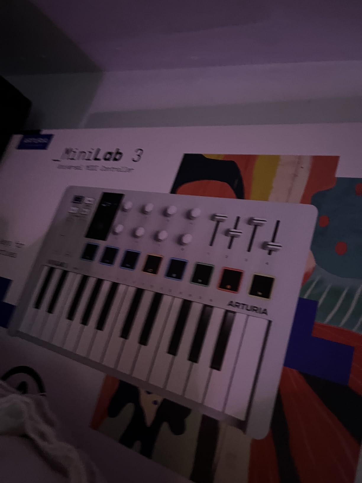Arturia MiniLab 3 Universal MIDI Controller, White customer photo 1
