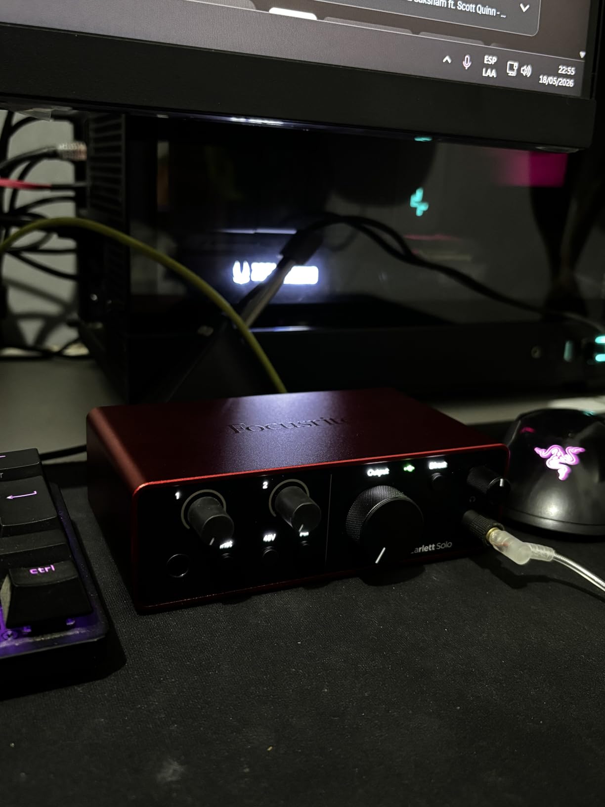 Focusrite Scarlett Solo 4th Gen USB-C Audio Interface customer photo 2