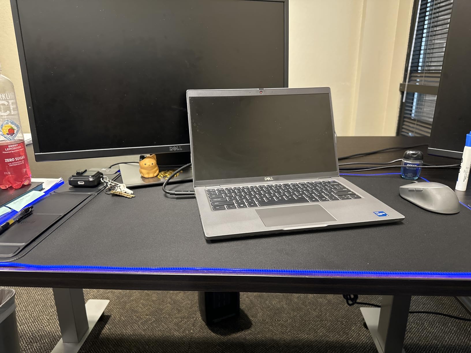 Wireless Charging RGB Mouse Pad with Phone Stand, Large Gaming Desk Mat customer photo 1