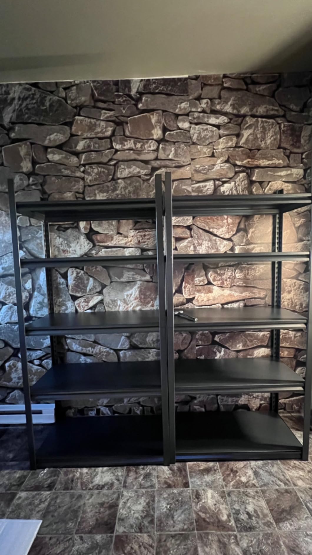 OLLRRACT 5-Tier Garage Shelving, Metal Storage Shelves, Utility Shelf customer photo 2