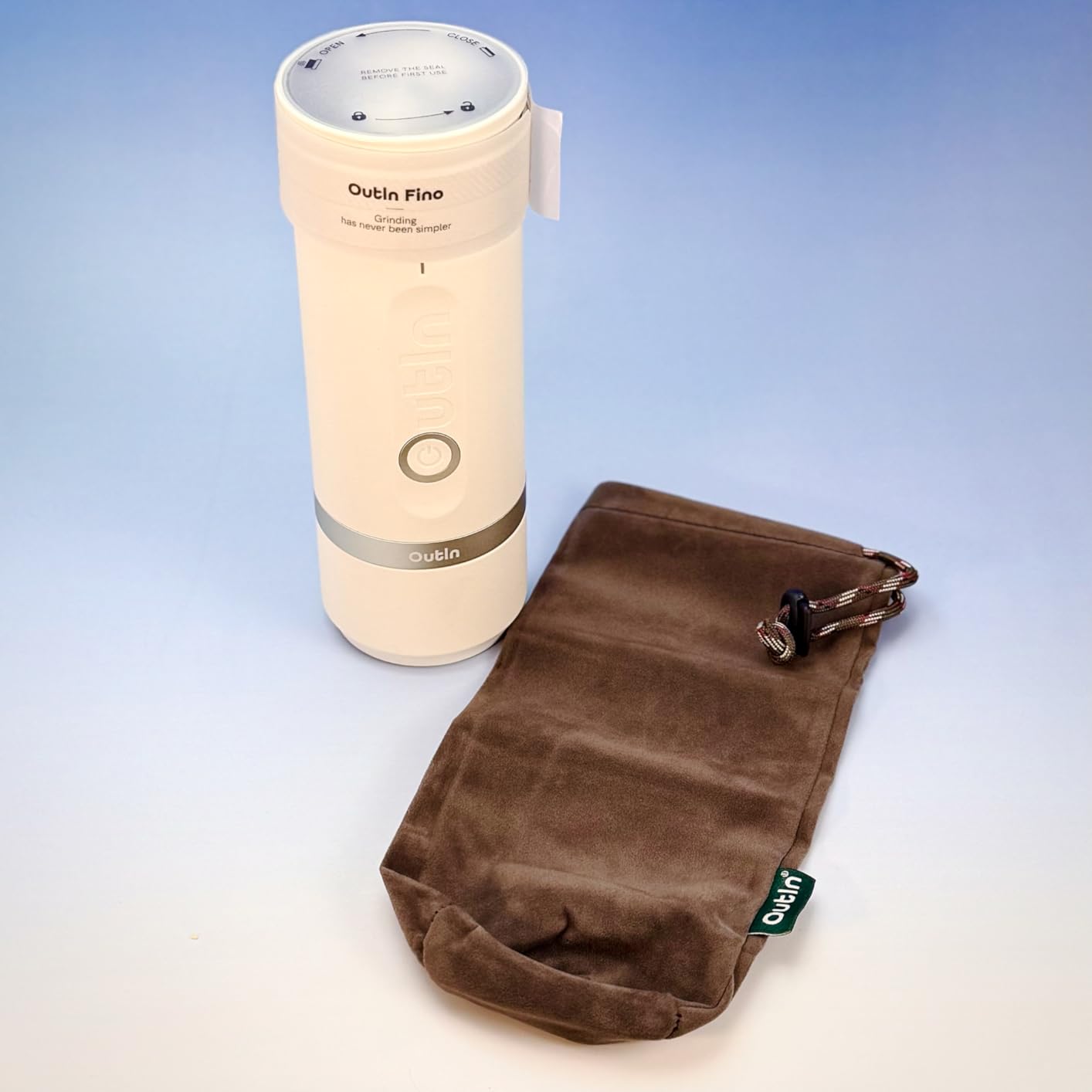OutIn Fino Portable Electric Coffee Grinder with 28 Precise Grind Settings customer photo 1