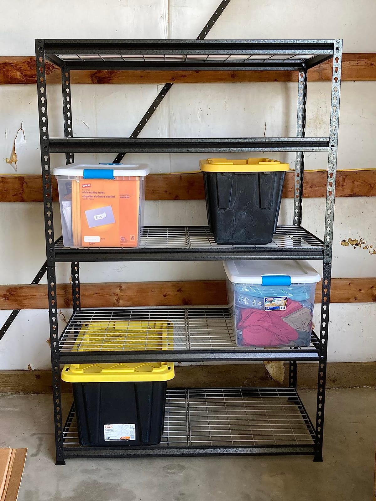 WORKPRO 77-Inch Garage Utility Shelving, 6400 lb Heavy-Duty Rack customer photo 2