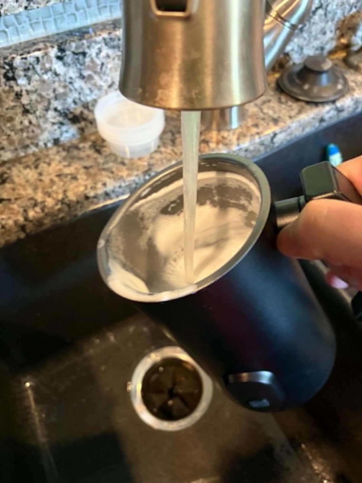 Electric Milk Frother, 4 in 1 Milk Steamer,11.8oz/350ml Automatic Warm and Cold Foam Maker for Coffee,Latte, Cappuccino, Macchiato, Hot Chocolate customer photo 1