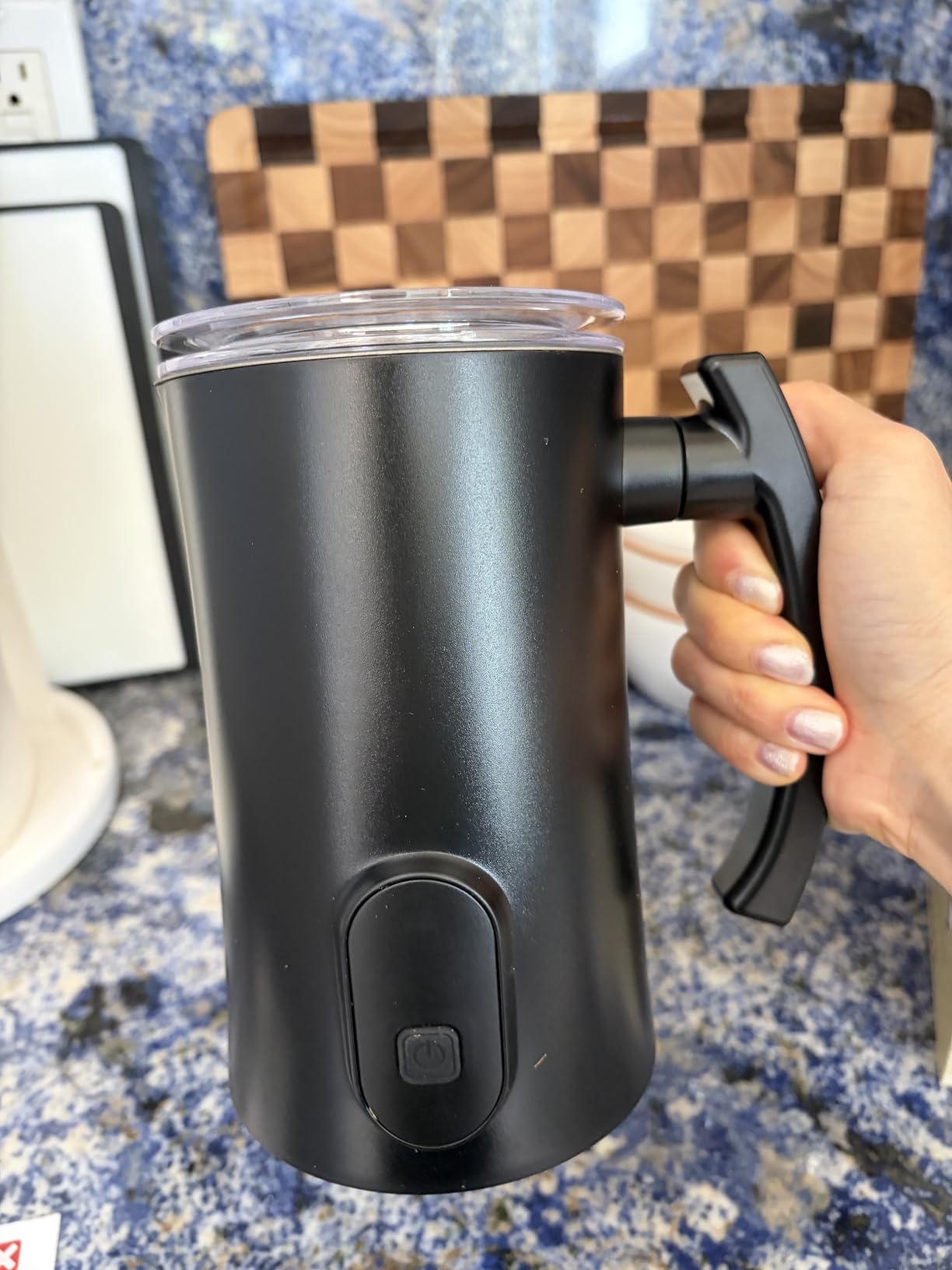 Electric Milk Frother, 4 in 1 Milk Steamer,11.8oz/350ml Automatic Warm and Cold Foam Maker for Coffee,Latte, Cappuccino, Macchiato, Hot Chocolate customer photo 2