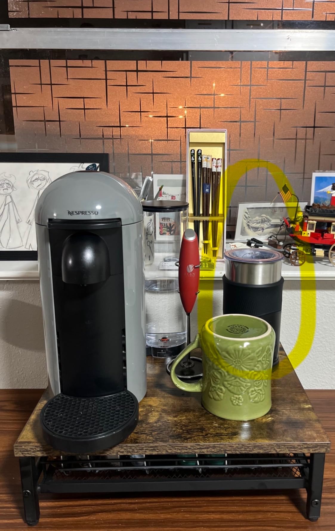 350ml Electric Milk Frother: 4-in-1 Hot & Cold,120s Fast Frothing customer photo 2