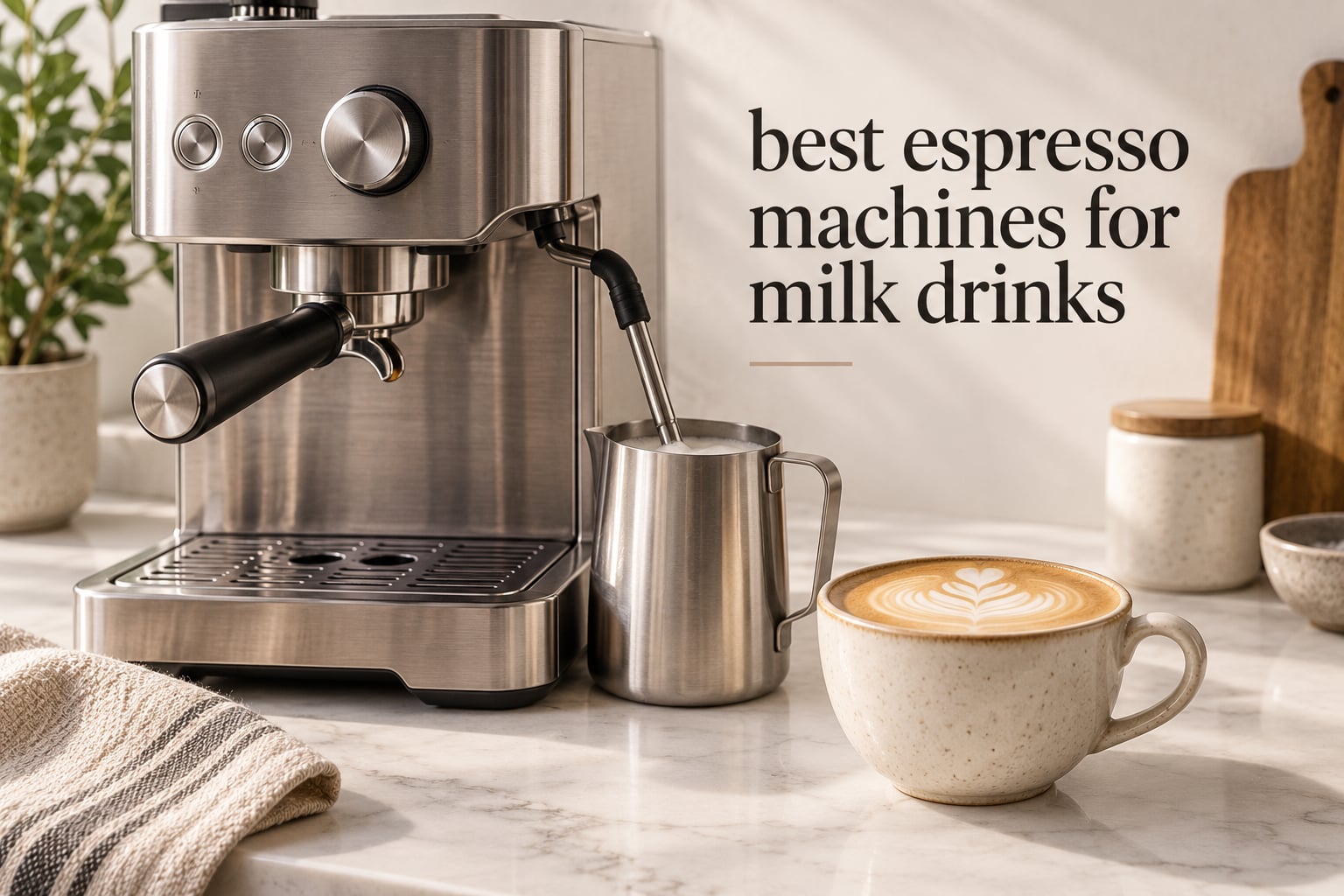 best espresso machines for milk drinks