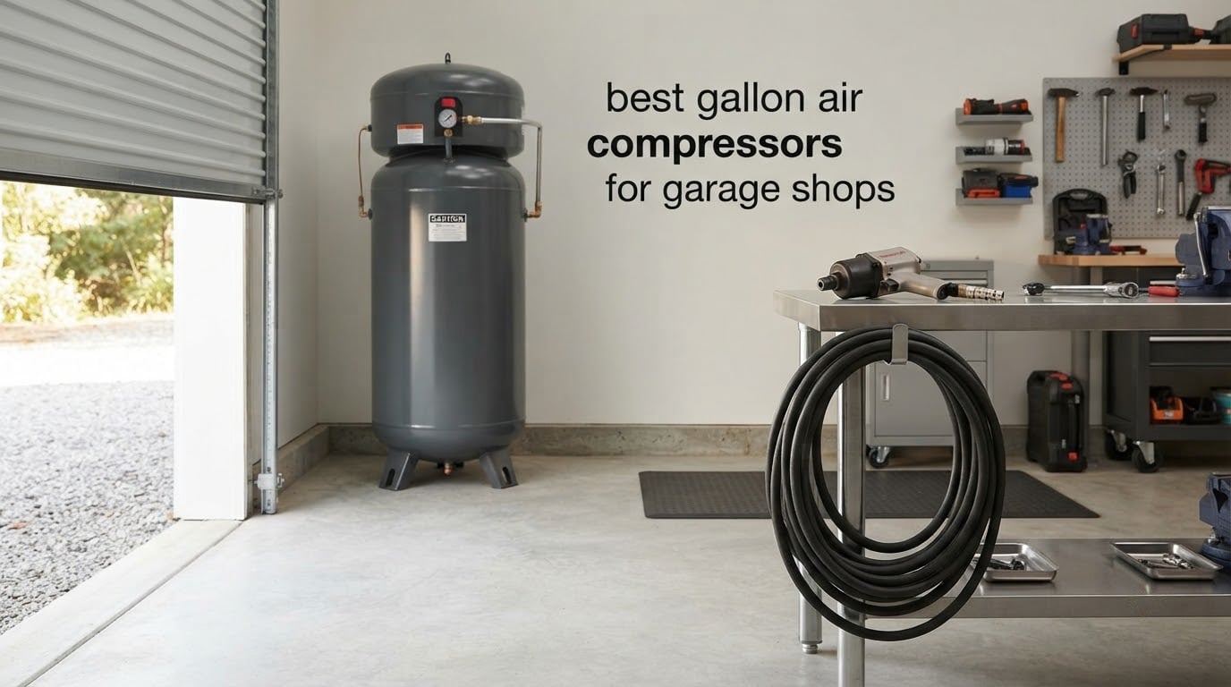 best 60 gallon air compressors for garage shops