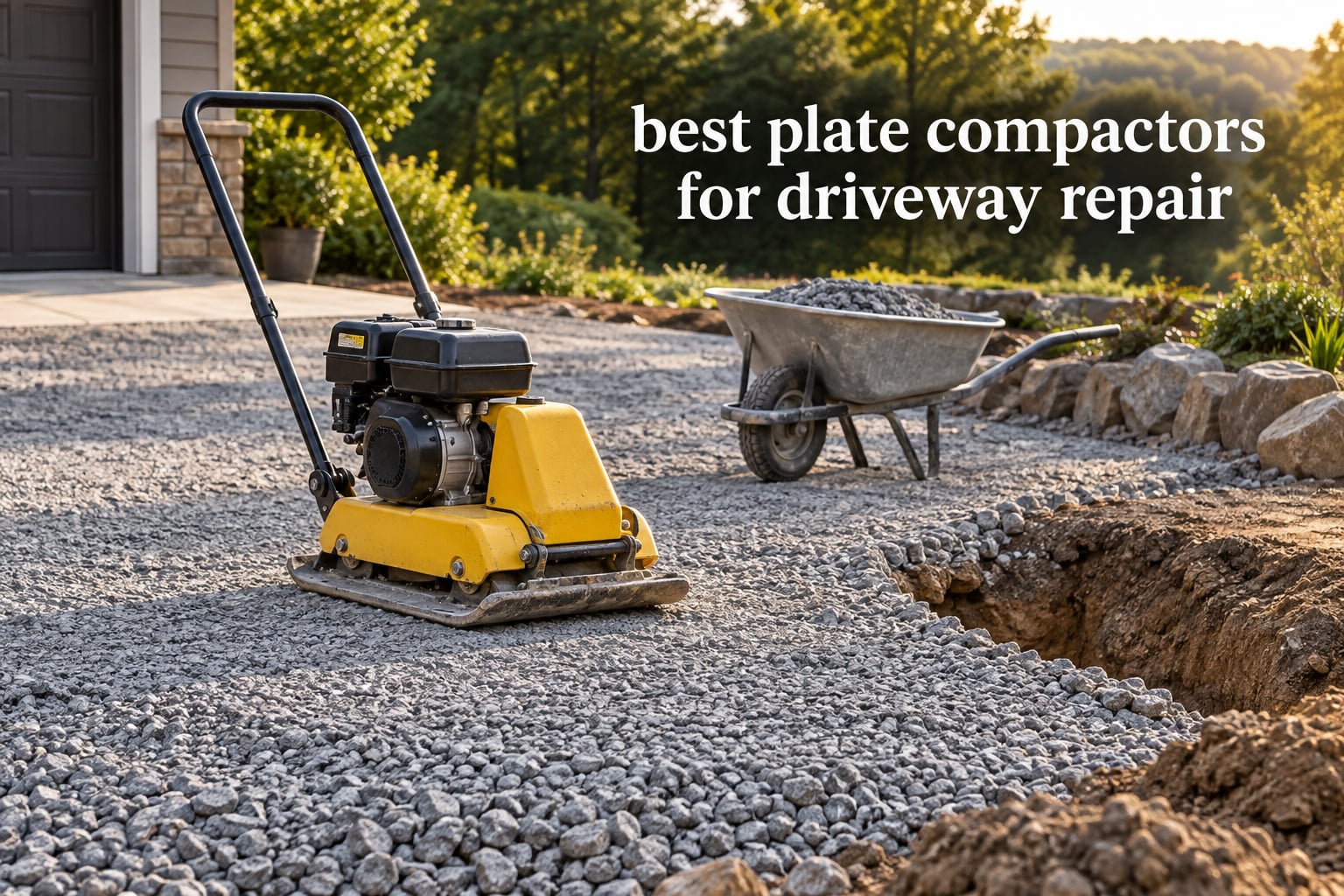 best plate compactors for driveway repair
