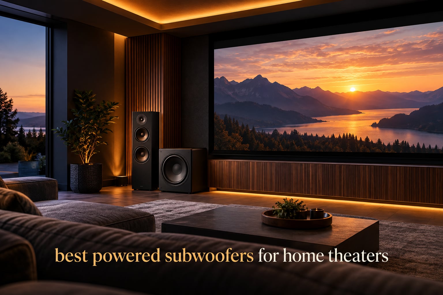 best powered subwoofers for home theaters