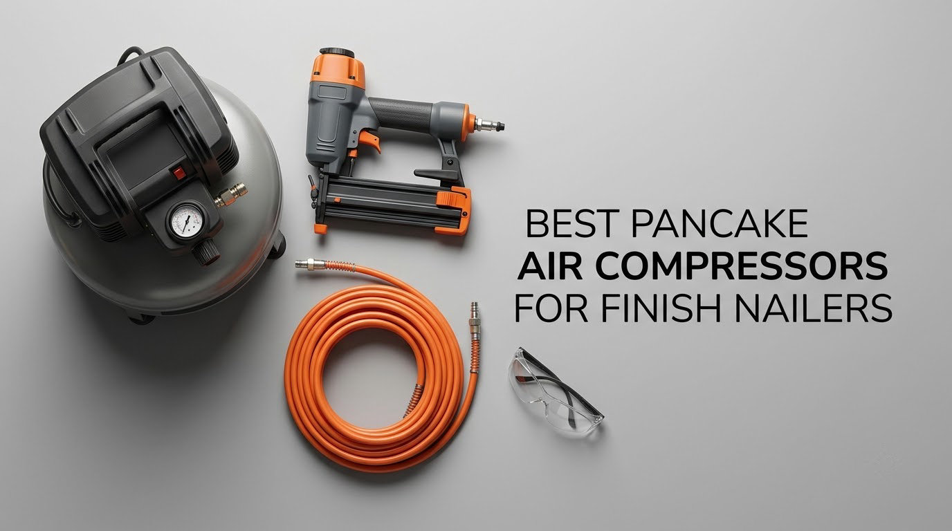 best pancake air compressors for finish nailers