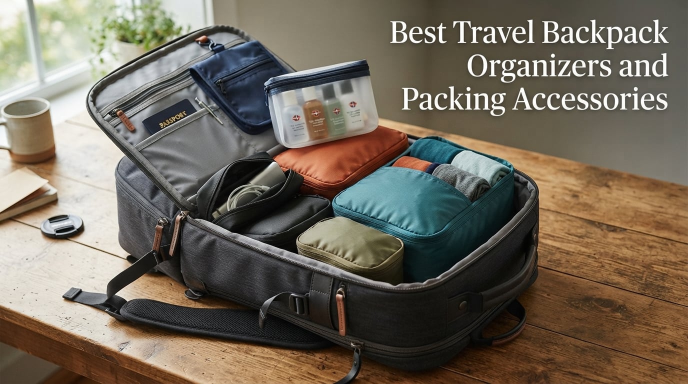 Best Travel Backpack Organizers and Packing Accessories