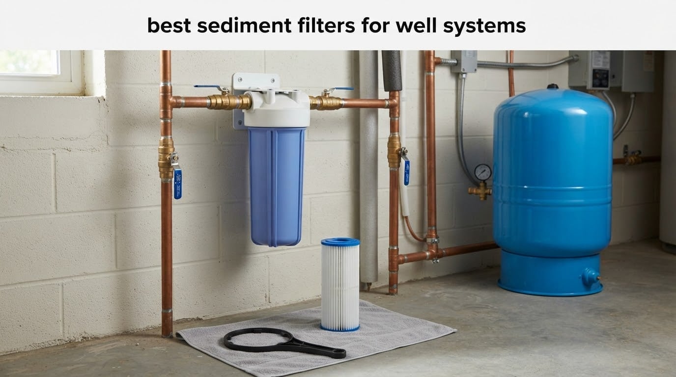 best sediment filters for well systems