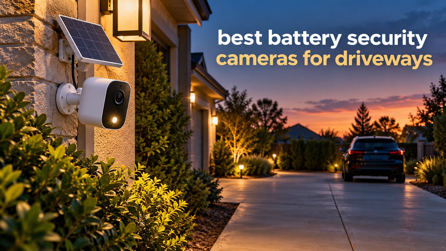 best battery security cameras for driveways